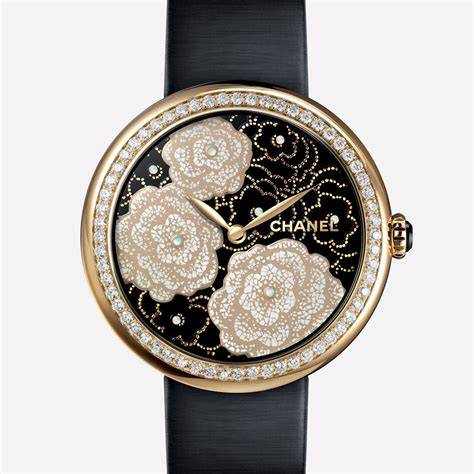 montre mademoiselle chanel|Chanel female watch.